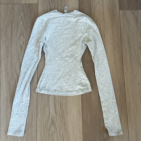 Skims Cotton Jersey Long Sleeve Top - Picture 3 of 3